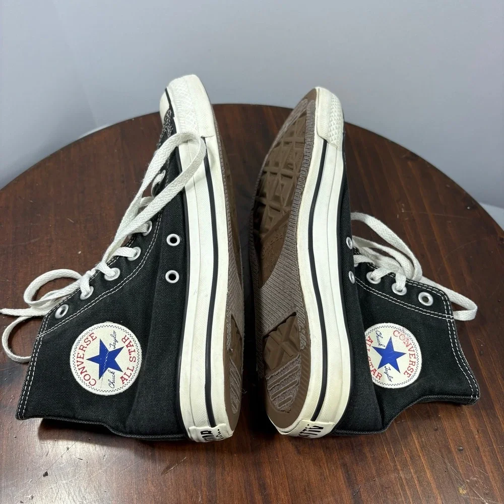 Converse Chuck Taylor All Star Canvas Sneaker M8 W10 Black High Top Casual M9160 - Picture 7 of 11